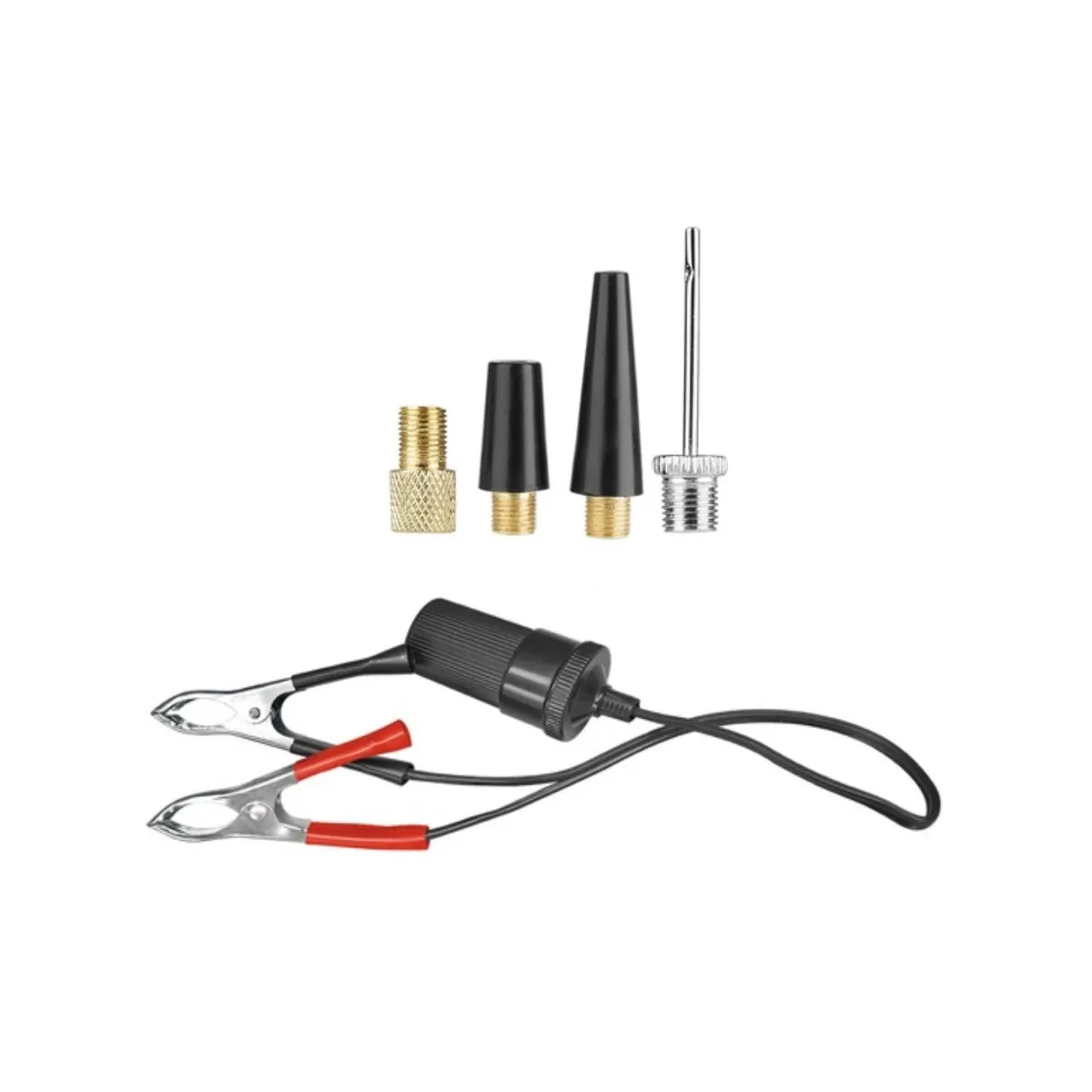 TOTAL TOOLS - Minicompresora 12v 140Psi con accesorios Total