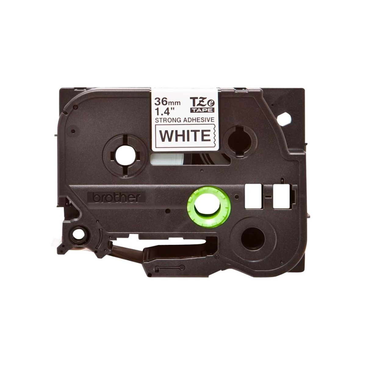 BROTHER - CINTA BROTHER TZE-S261 NEGRO SOBRE BLANCO P/N: TZES261