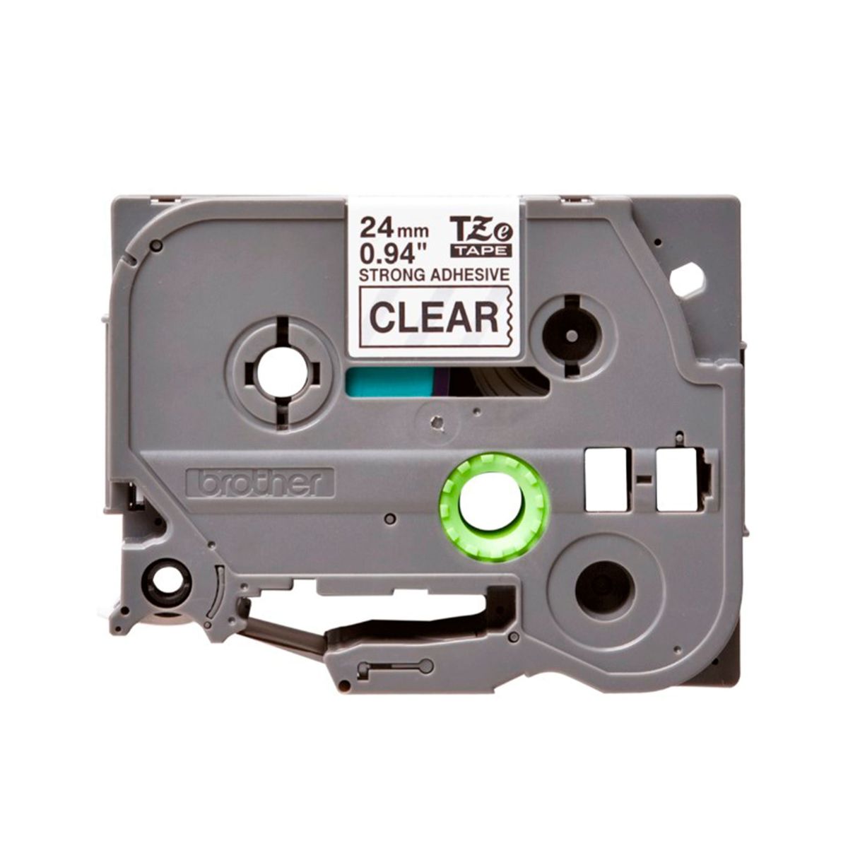 BROTHER - CINTA BROTHER TZE-S151 NEGRO SOBRE TRANSPARENTE P/N: TZE-S151