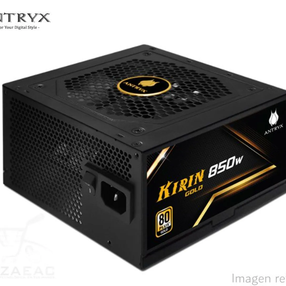 ANTRYX - FUENTE DE PODER ANTRYX 850W KIRIN GOLD 80PLUS GOLD MODULAR P/N:GPX850S