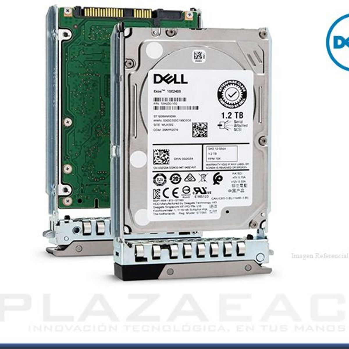 DELL - DISCO DURO INTERNO DELL 400-ATJL 1.2 TB SAS 12 GBPS P/N: 400-ATJL