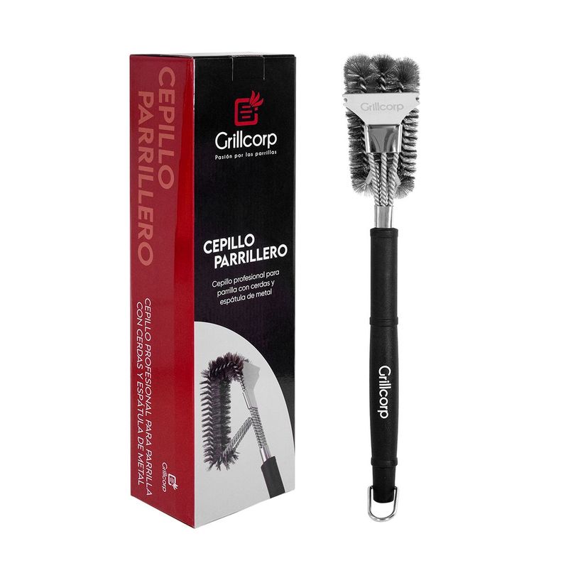 GRILLCORP - Cepillo Profesional para Parrilla Grillcorp