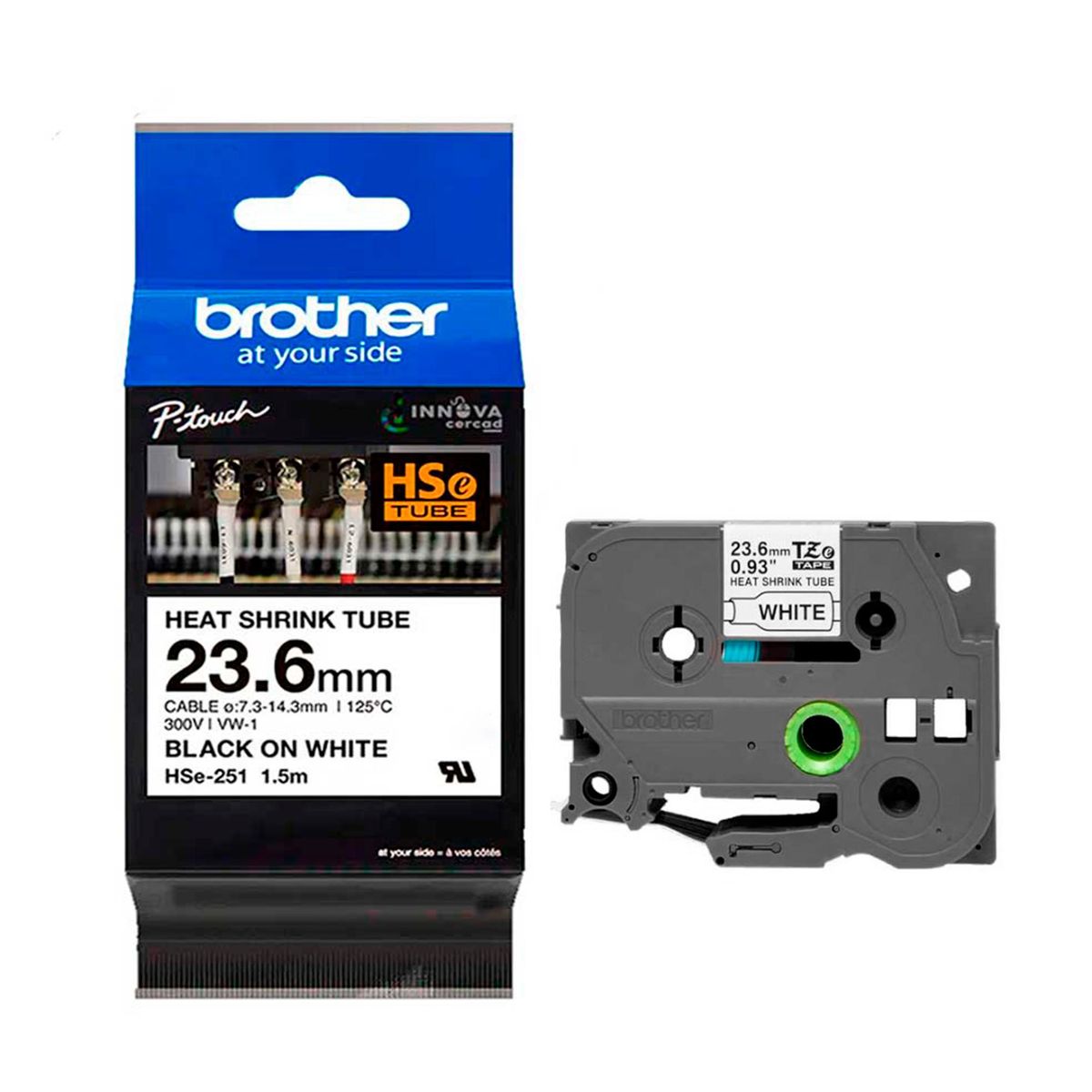 BROTHER - CINTA BROTHER HSE-251 TERMOCONTRAIBLE PT- E550W/PT- P900W P/N: HSE251