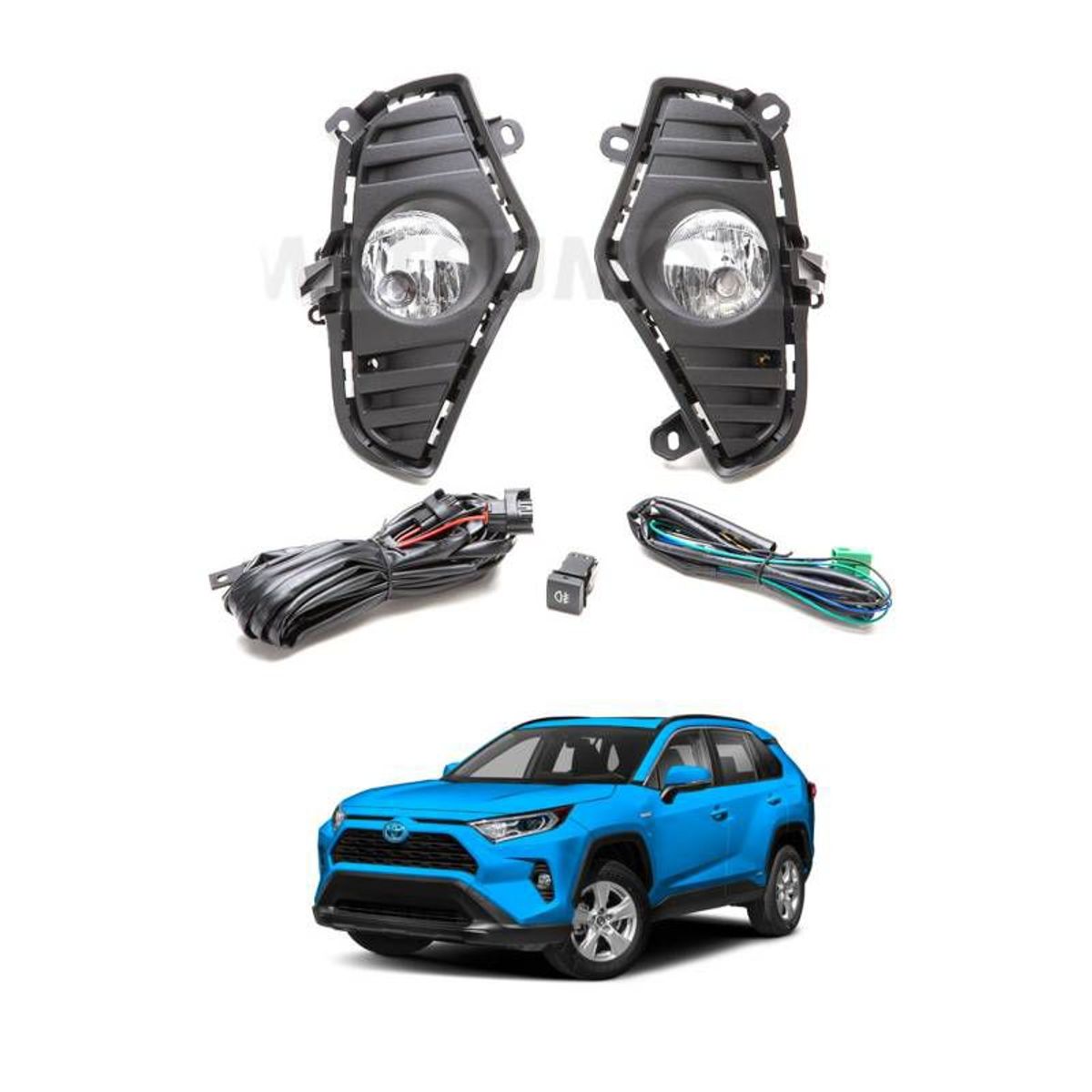 GENERICO - FAROS NEBLINEROS TOYOTA RAV4 2018 2019 2020 2021 2023 2024