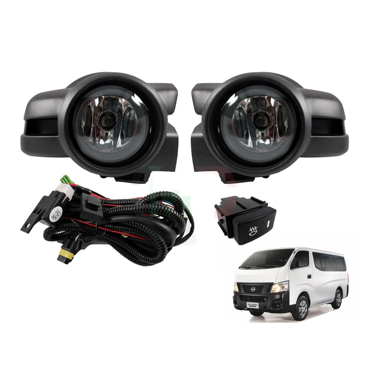 GENERICO - FAROS NEBLINEROS NISSAN URVAN 2012 2013 2014 2015 2016 2017