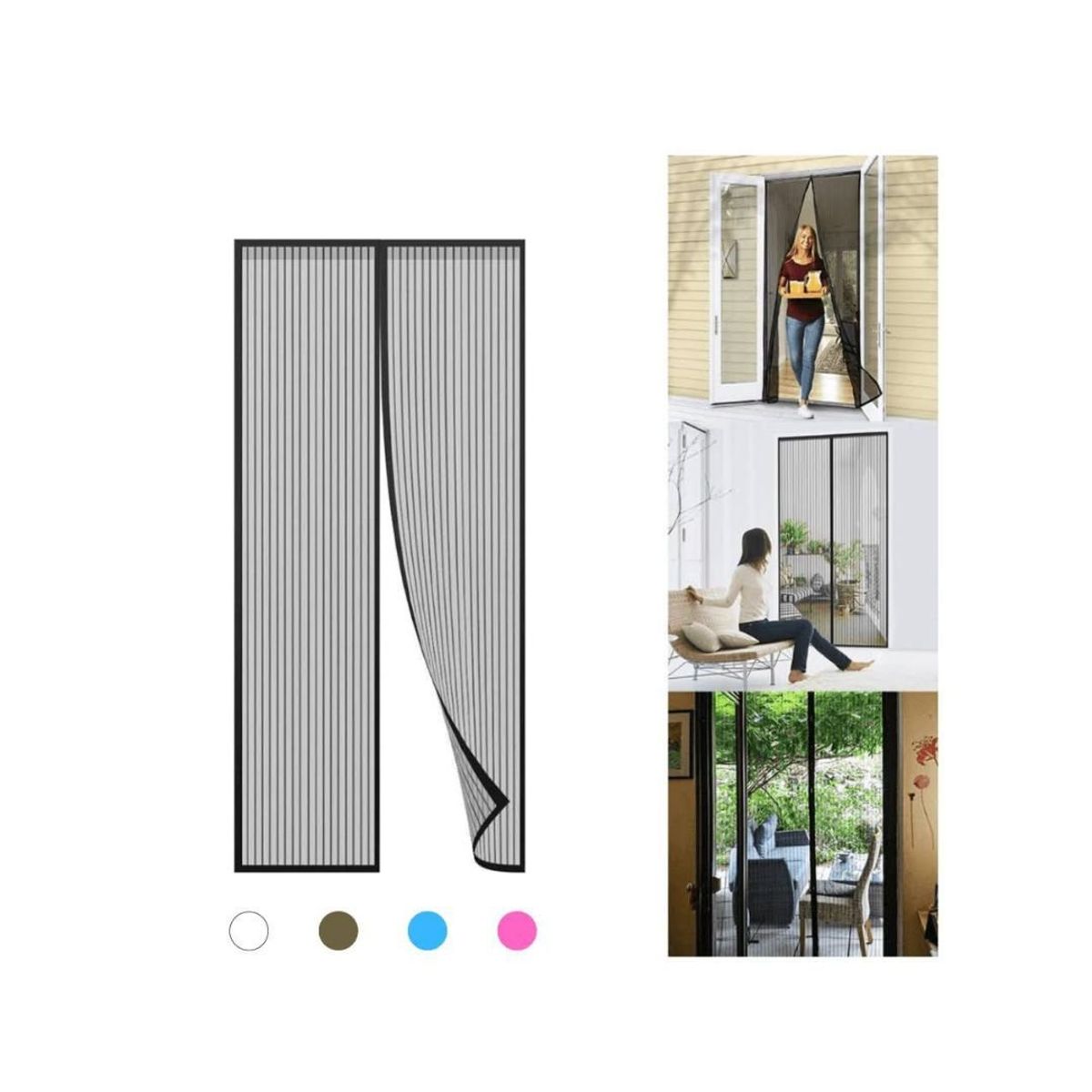 GENERICO - CORTINA IMANTADA ANTI MOSQUITO