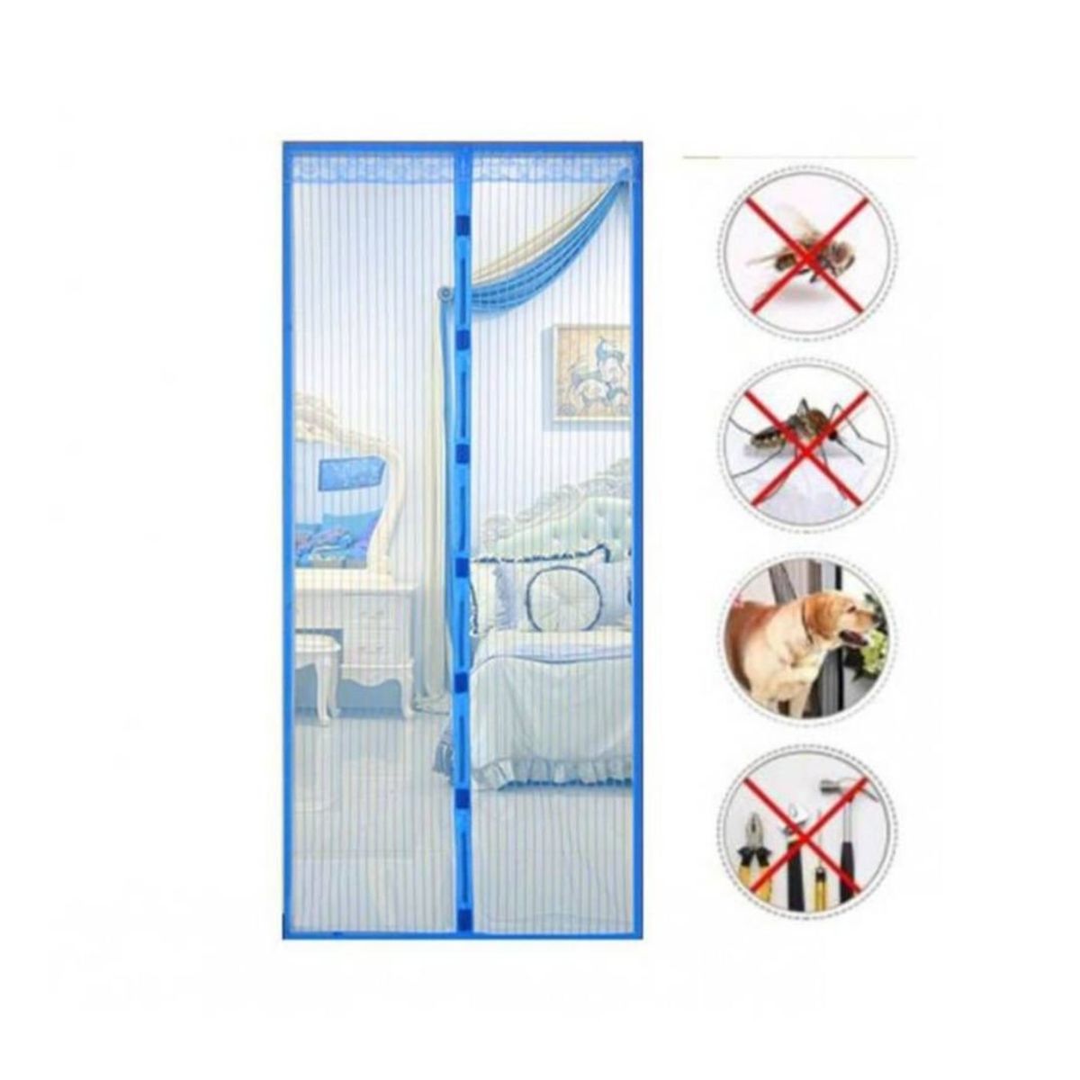 GENERICO - CORTINA IMANTADA ANTI MOSQUITO
