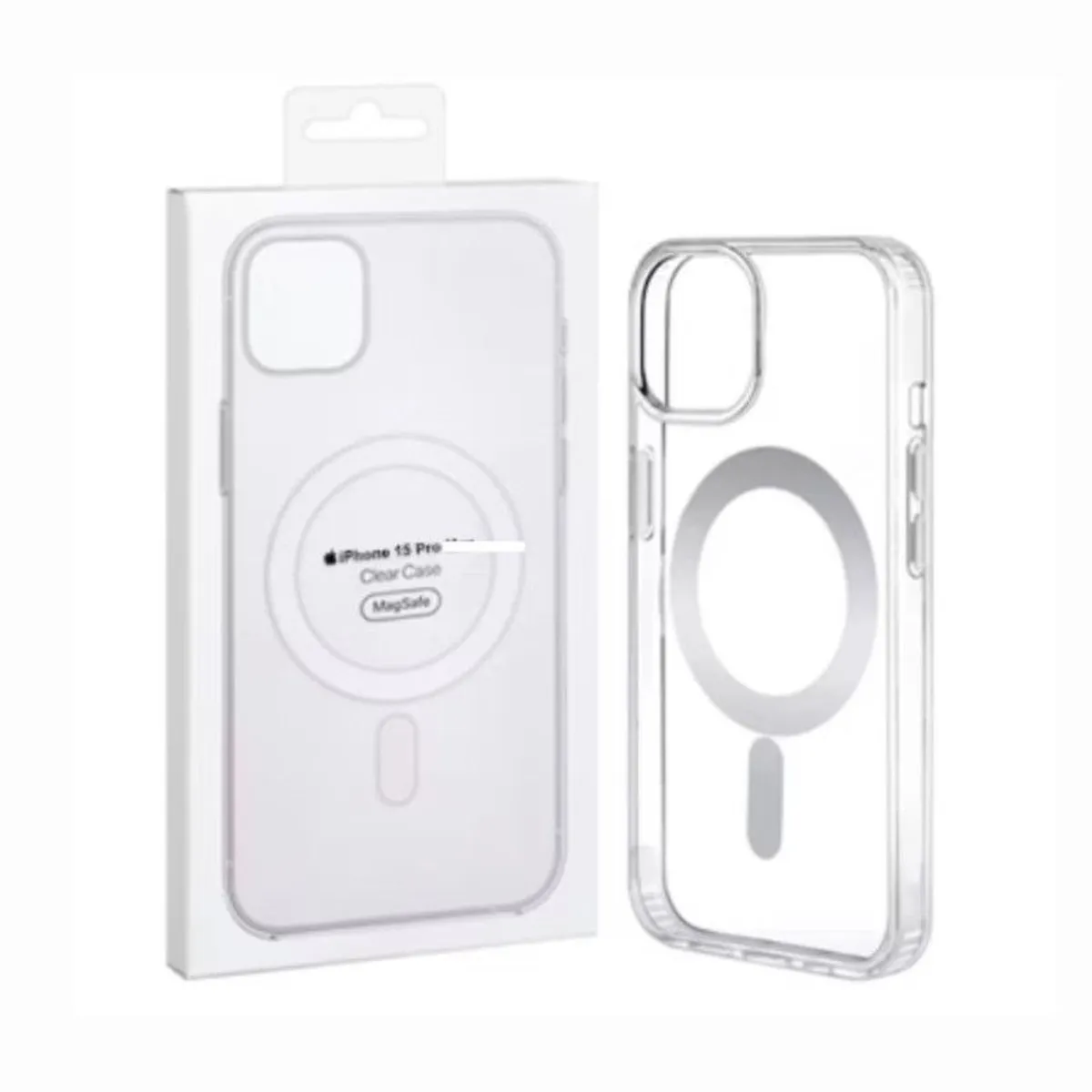 CASE - Case TPU Transparente Con Magsafe Para Iphone 15 Pro