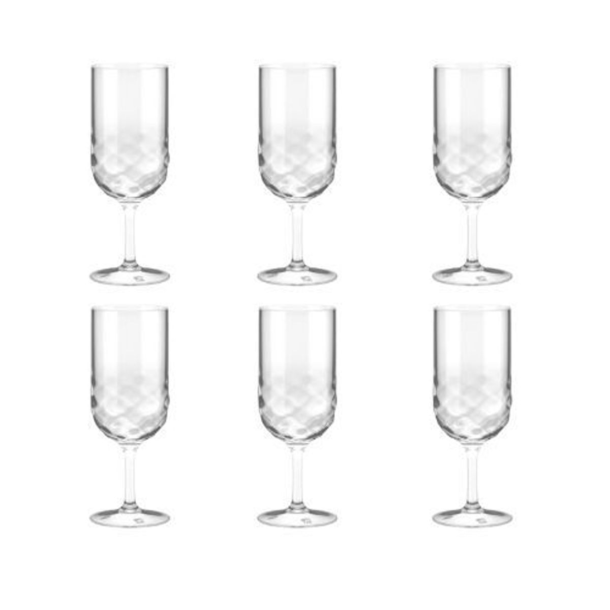 COZA - Set x6 Copas Acrílico 350ml Coza Wave