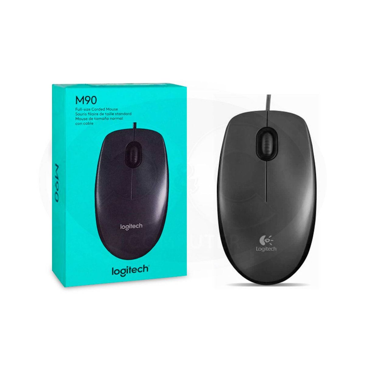 LOGITECH - MOUSE LOGITECH OPTICO USB M90