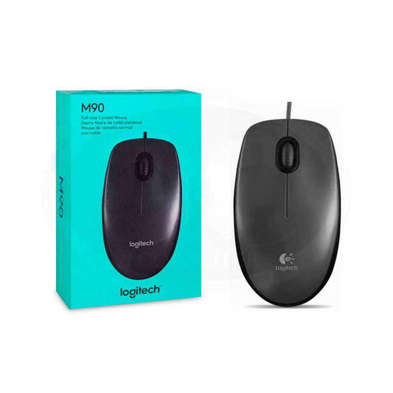 LOGITECH - MOUSE LOGITECH OPTICO USB M90