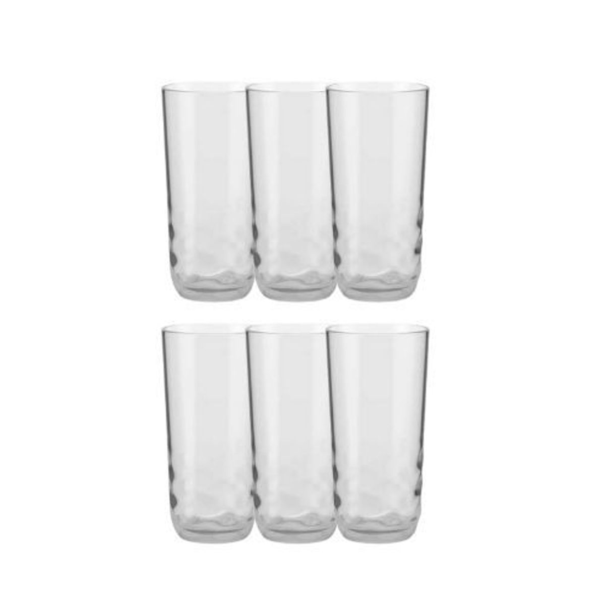 COZA - Set x 6 Vasos Acrílico 350ml Coza Wave