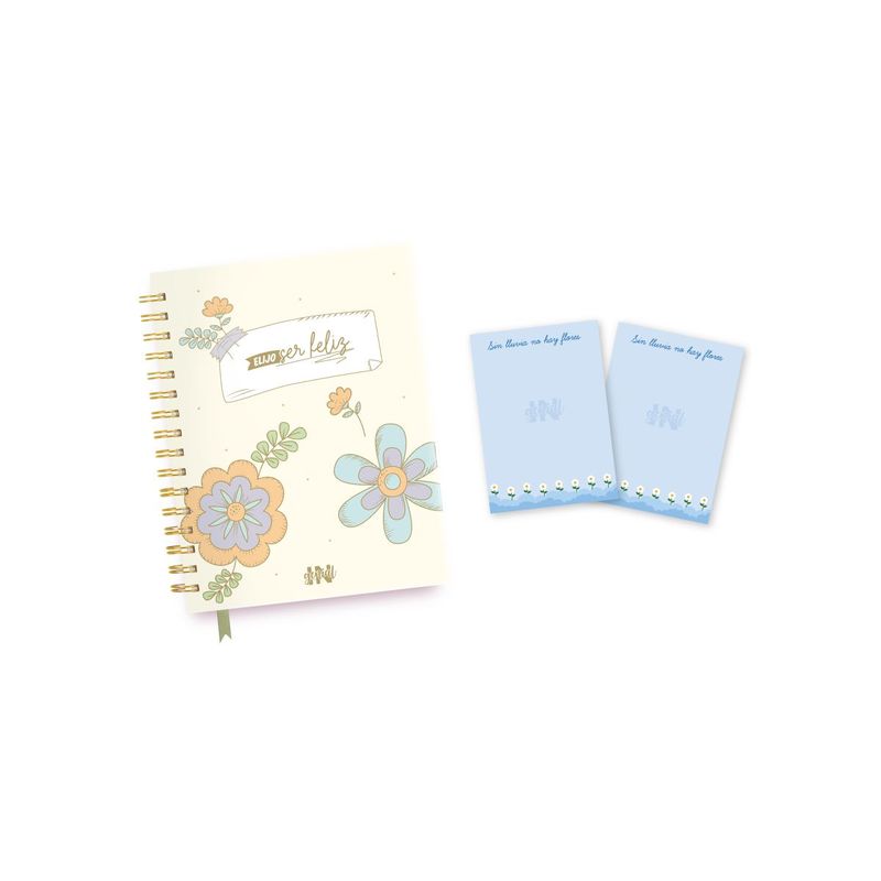 INGENIAL - Pack Ingenial Mariana agenda semanal infinita  set de notas