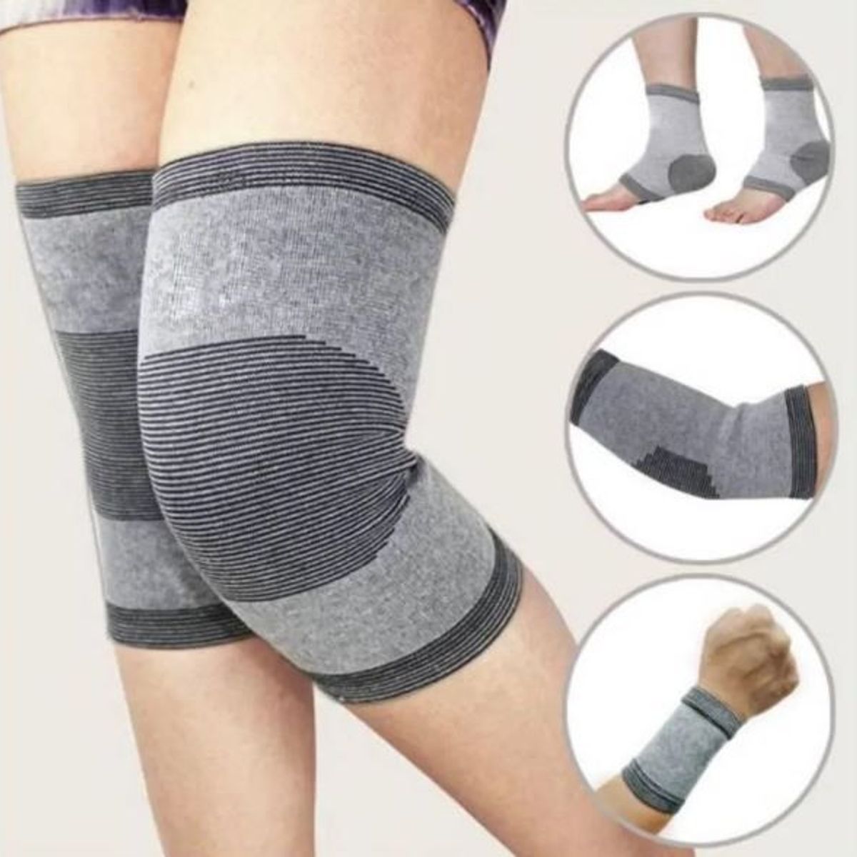 GENERICO - Set 8 Protector de Articulaciones Transpirable de Compresión