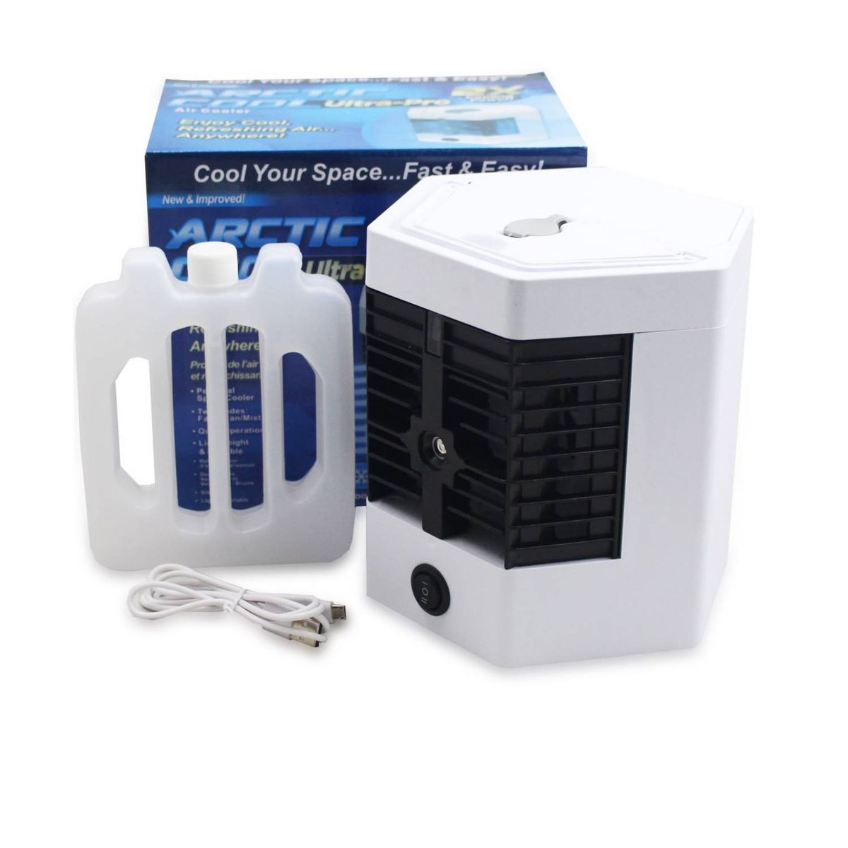 GENERICO - Aire Acondicionado Portátil Purificador humecta enfría 3 en 1 Blanco