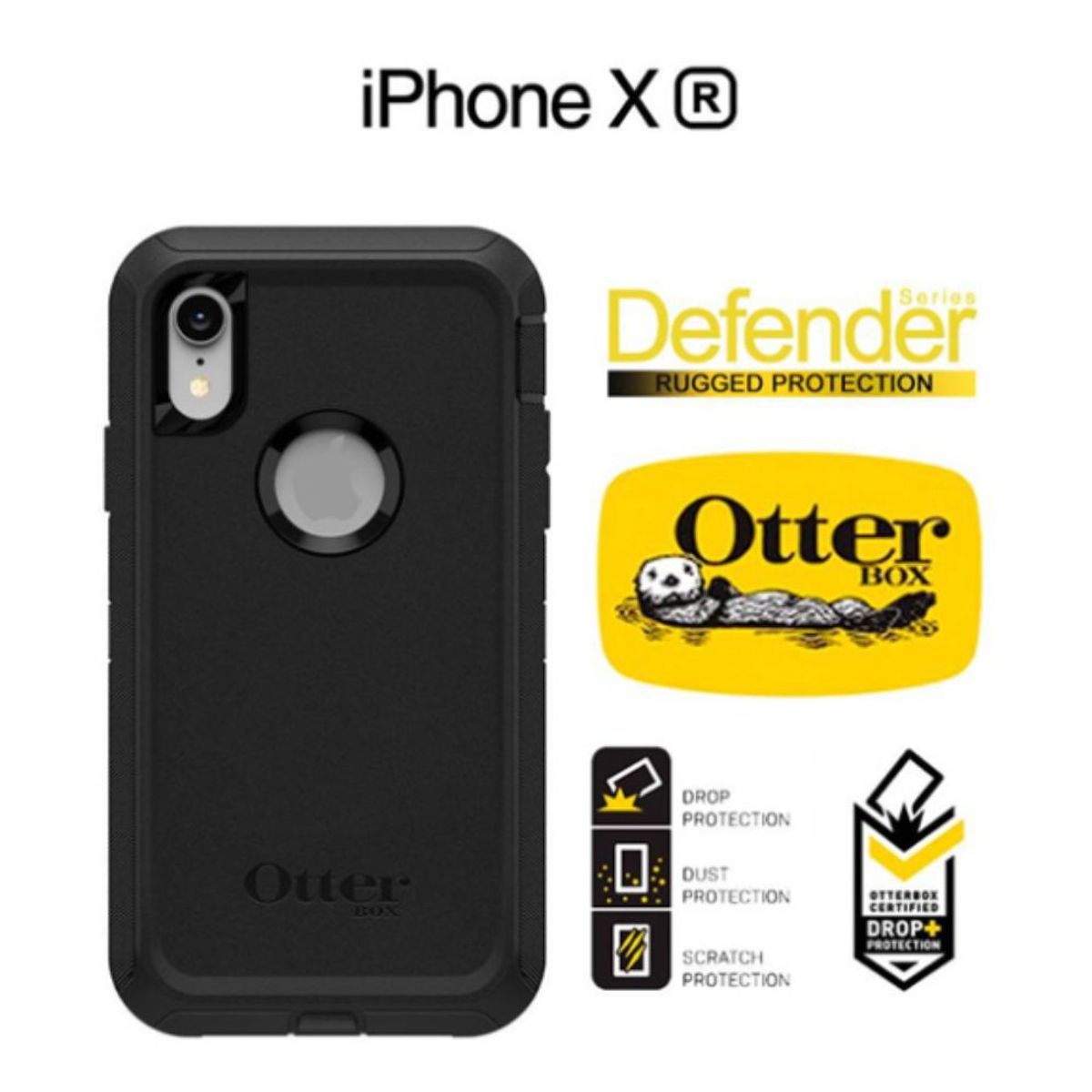 GENERICO - Funda Otterbox Defender Cover para iPhone XR