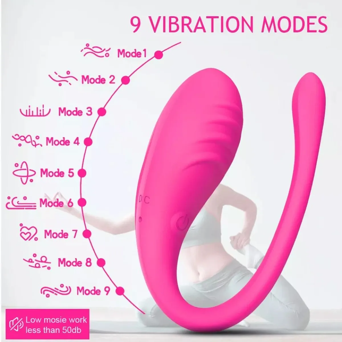 GENERICO - Consolador Bluetooth Remoto Vibrador Smart