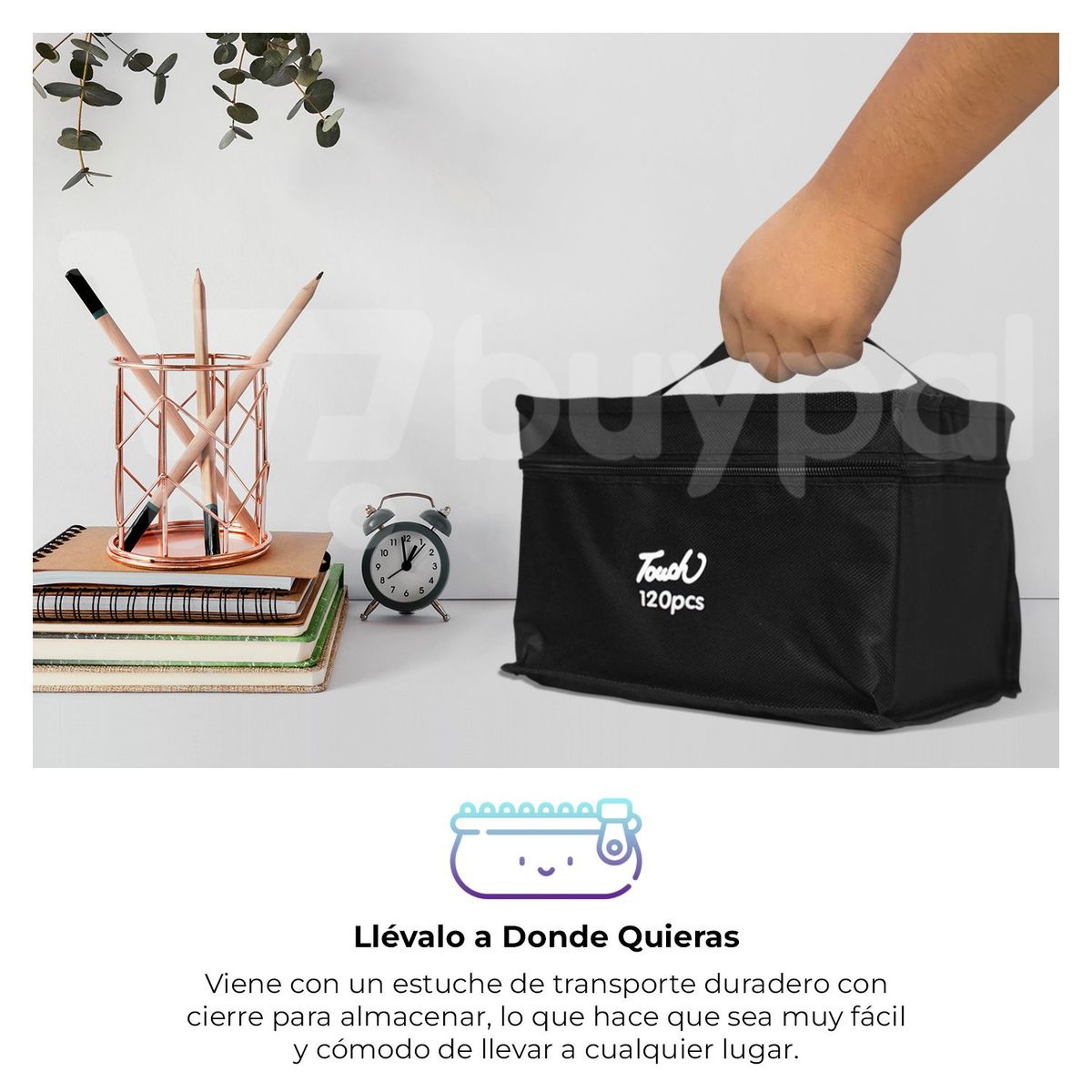 BUYPAL - Set 120 Plumones Touch Doble Punta