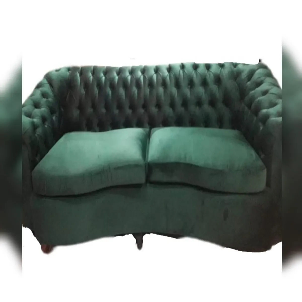 MOBILIARI - MP Sofá Chesterfield Frances Black Friday Terciopelo - Verde