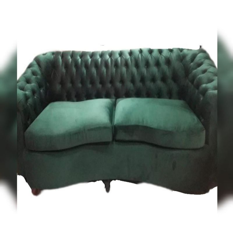 MOBILIARI - MP Sofá Chesterfield Frances Black Friday Terciopelo - Verde