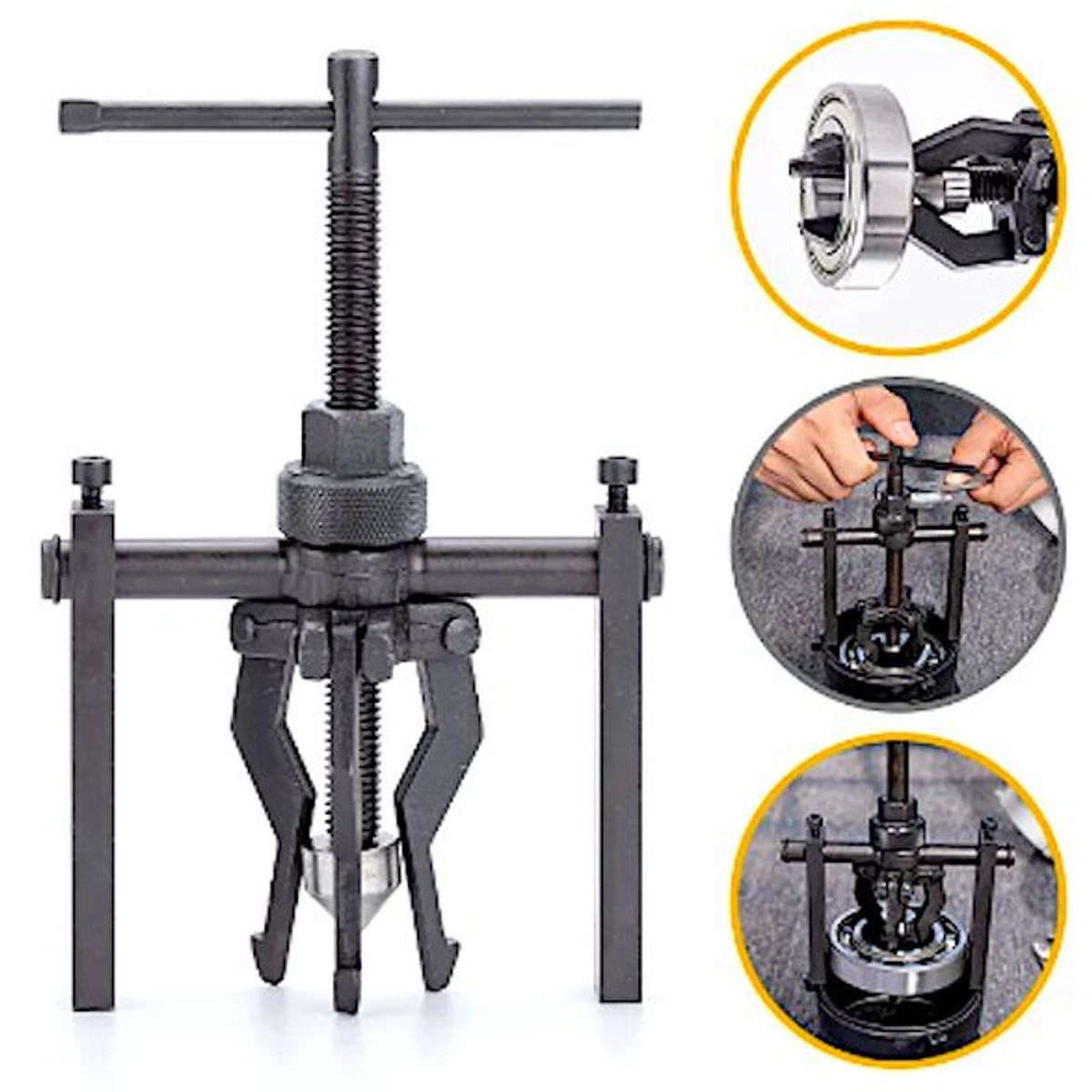 GENERICO - Extractor de rodamiento interno  engranaje y bujes 3mordazas