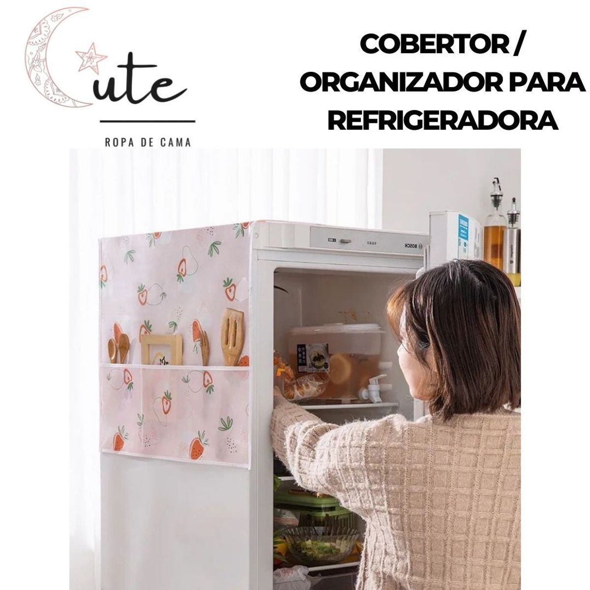 GENERICO - COBERTOR ORGANIZADOR PARA REFRIGERADORA