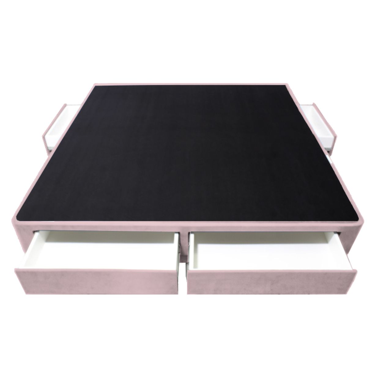BARAKA HOME - Base de Cama Wels 4 Cajones King Europeo - Rosado
