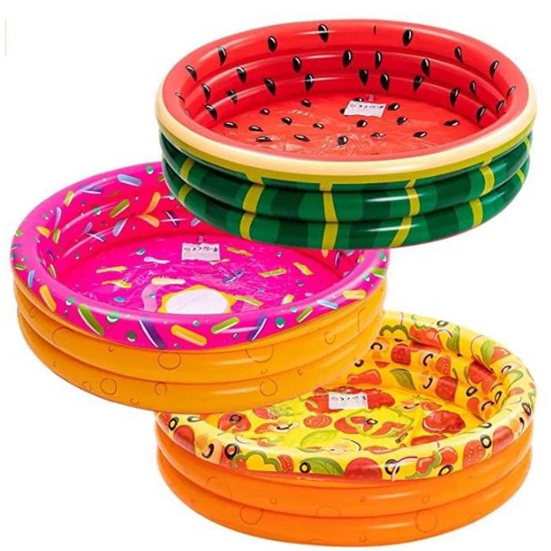 GENERICO - PISCINA INFLABLE PARA NIÑOS Y NIÑAS COLOR AMARILLO