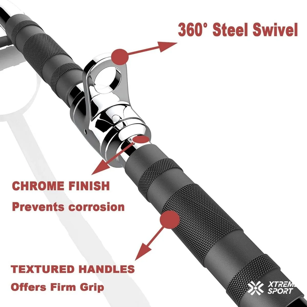 XTREME SPORT - Barra de Polea para Gimnasio