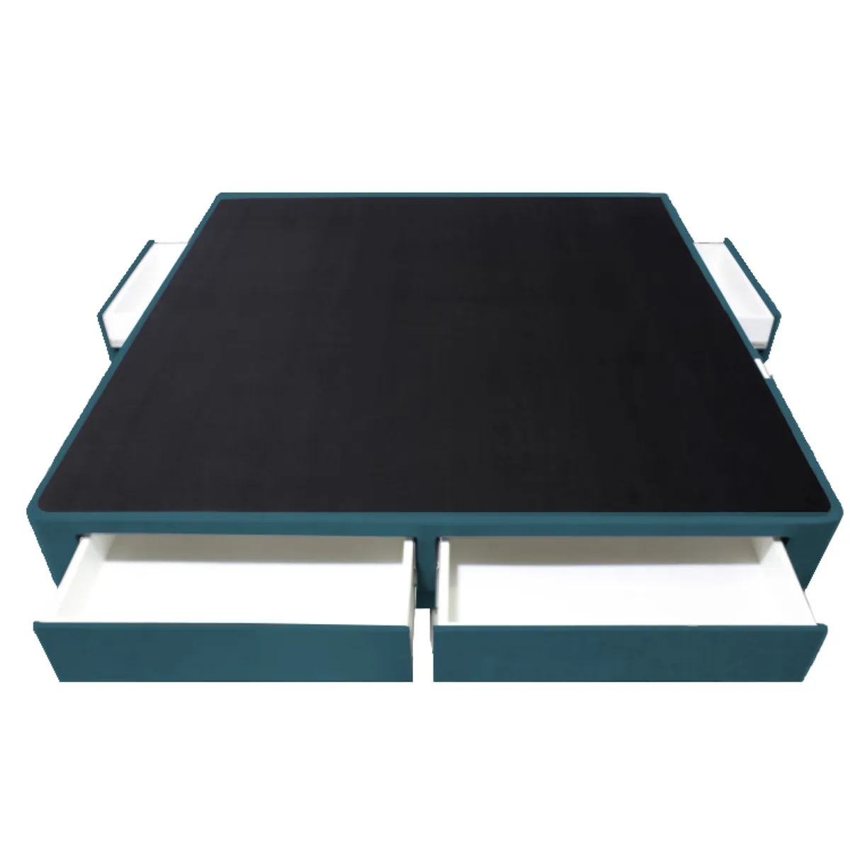 GENERICO - Base de Cama Wels 4 Cajones King Americano 1.98 x 2.03 - Cobalto