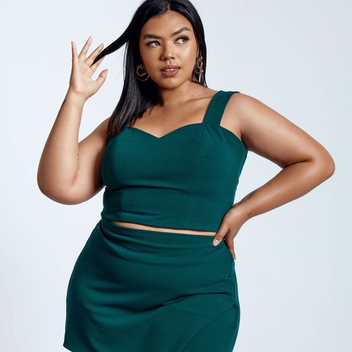 MISS LADY - Corset Flavia - Verde Esmeralda