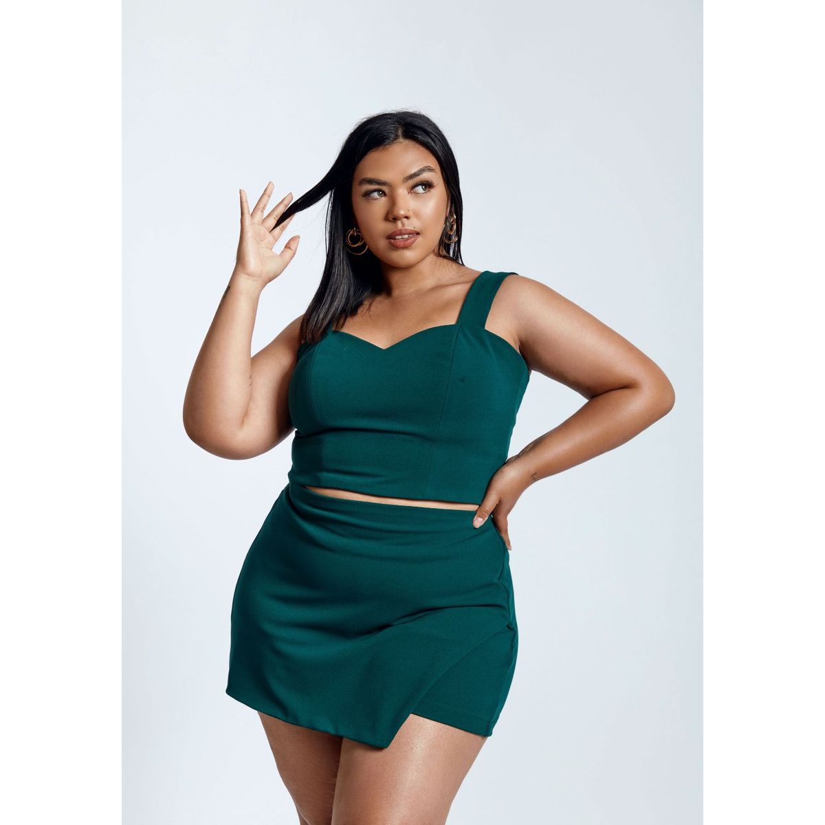 MISS LADY - Corset Flavia - Verde Esmeralda