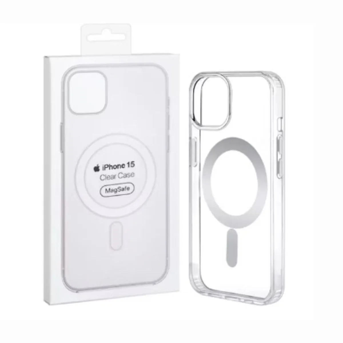 CASE - Case TPU Transparente Con Magsafe Para Iphone 15
