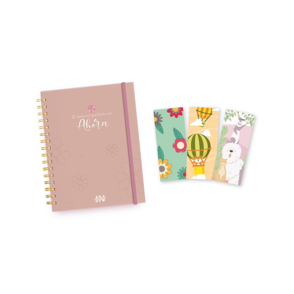 INGENIAL - Pack Ingenial Mía agenda semanal infinita  set de marcapáginas