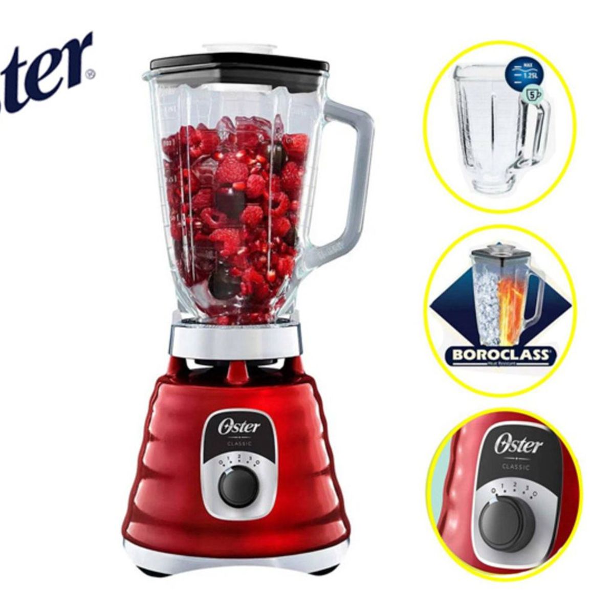 OSTER - Licuadora Clásica Oster 125L BLST4126R
