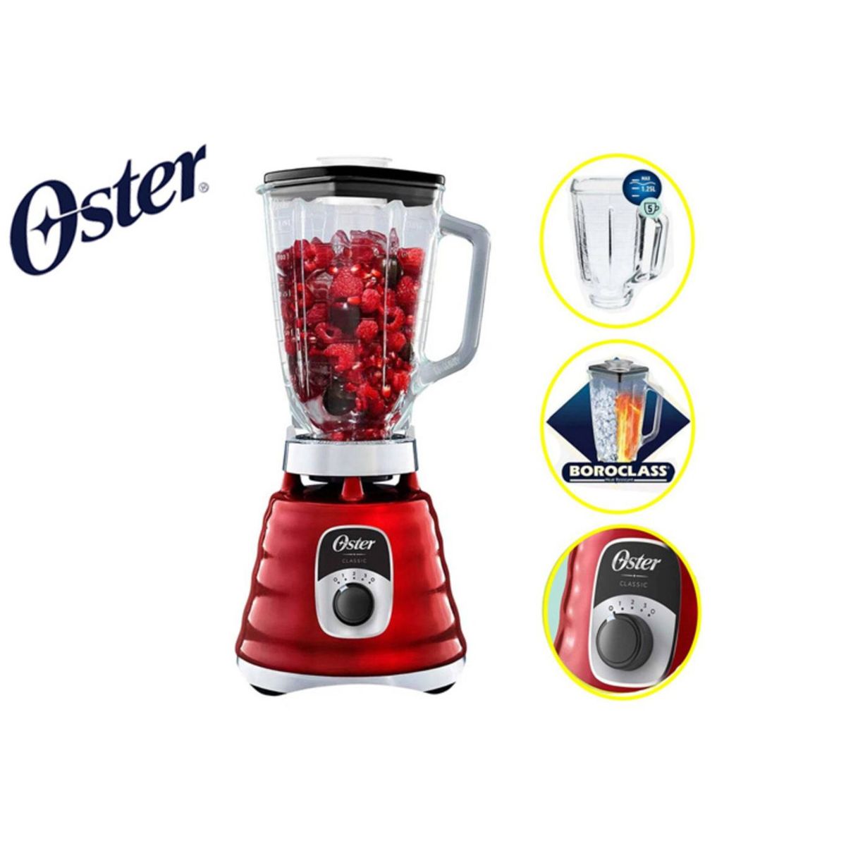 OSTER - Licuadora Clásica Oster 125L BLST4126R