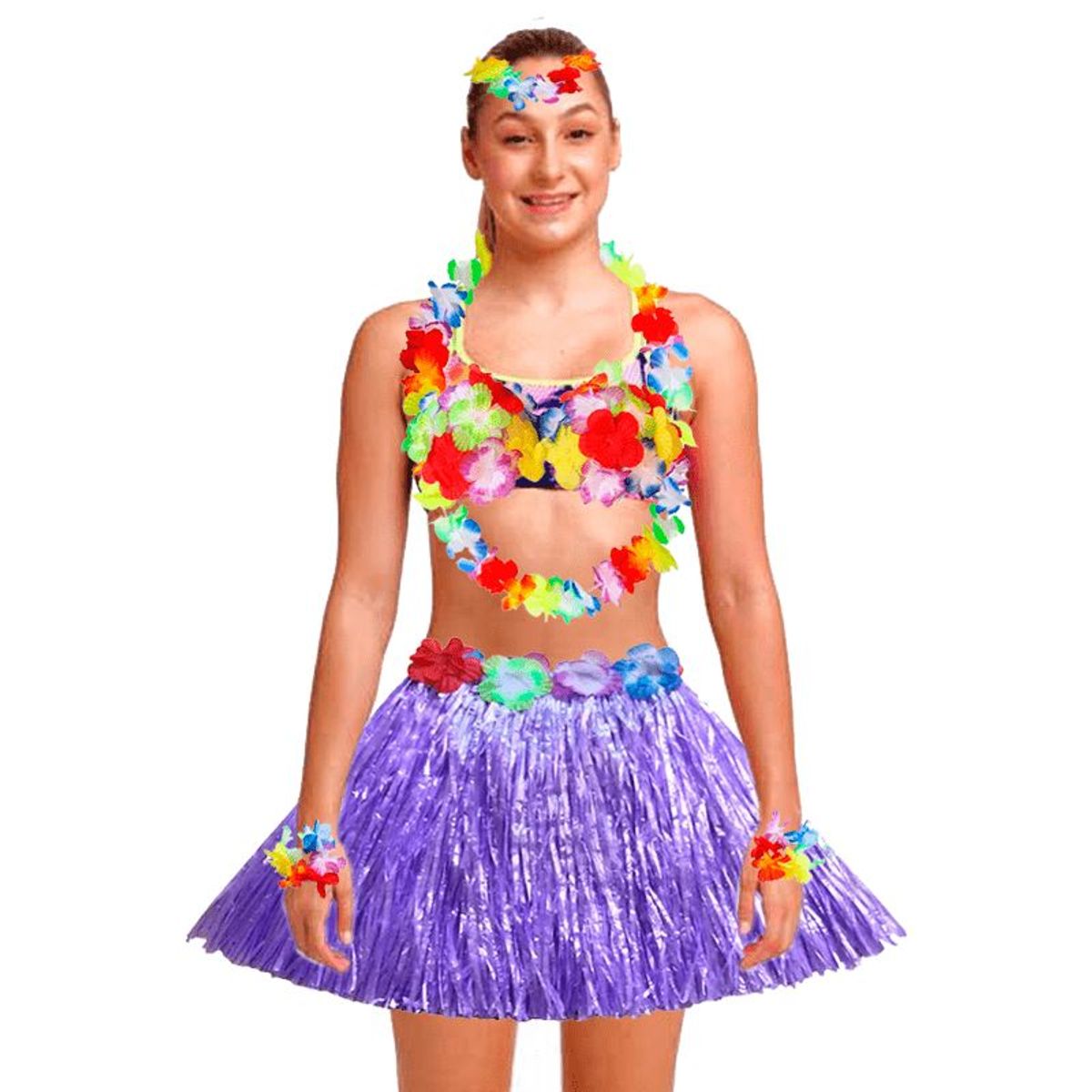 GENERICO - Kit hawaiano 5 productos para adulto