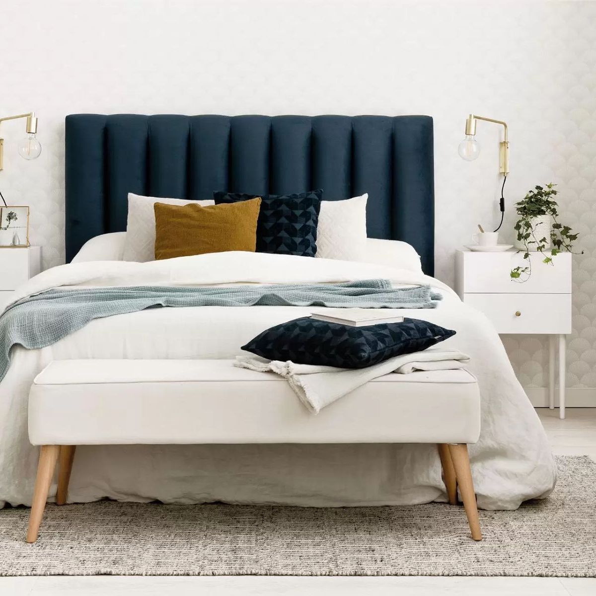 TU MESITA - Mesa de Noche Vintage Ana Blanco TU MESITA