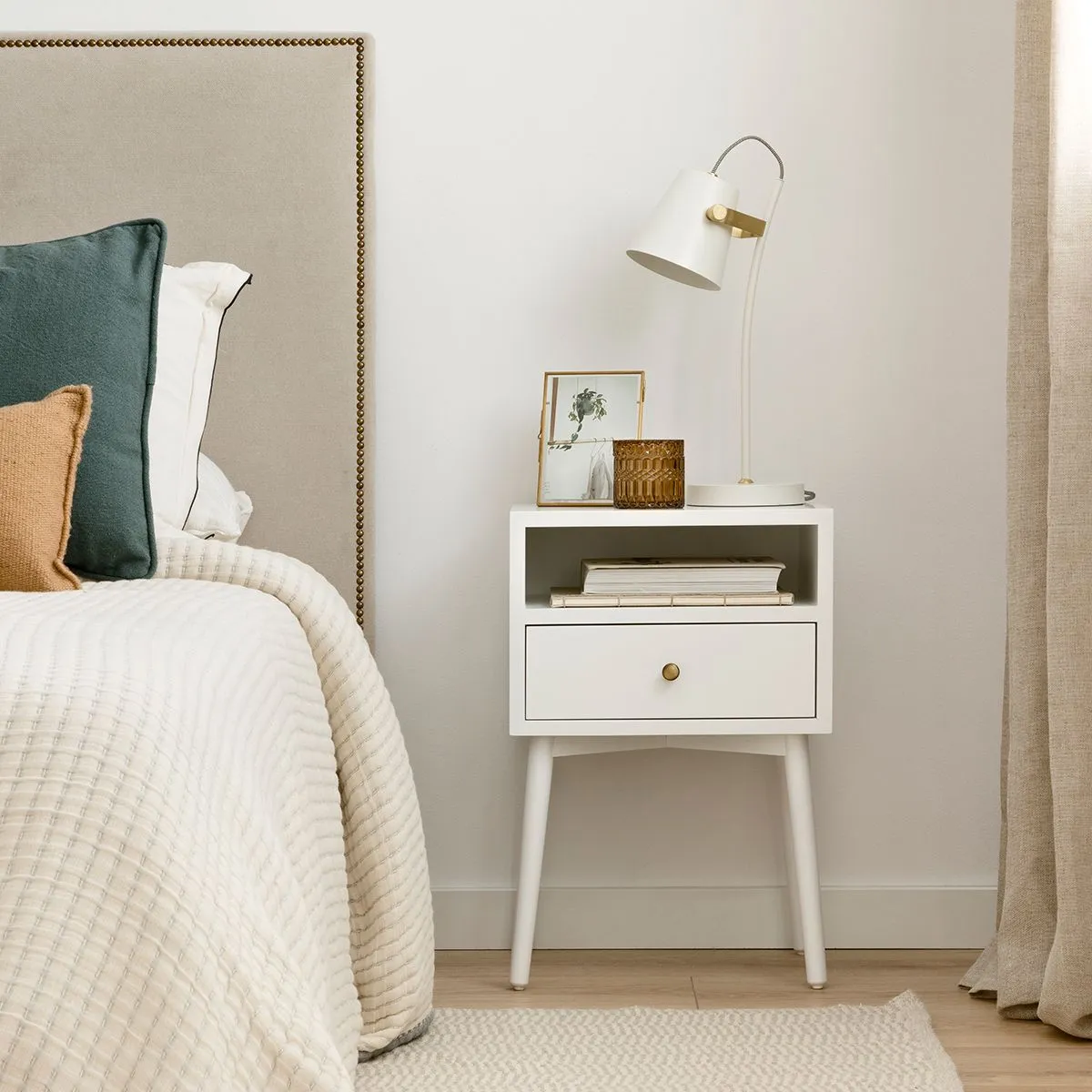 TU MESITA - Velador Vintage Pau Blanco TU MESITA