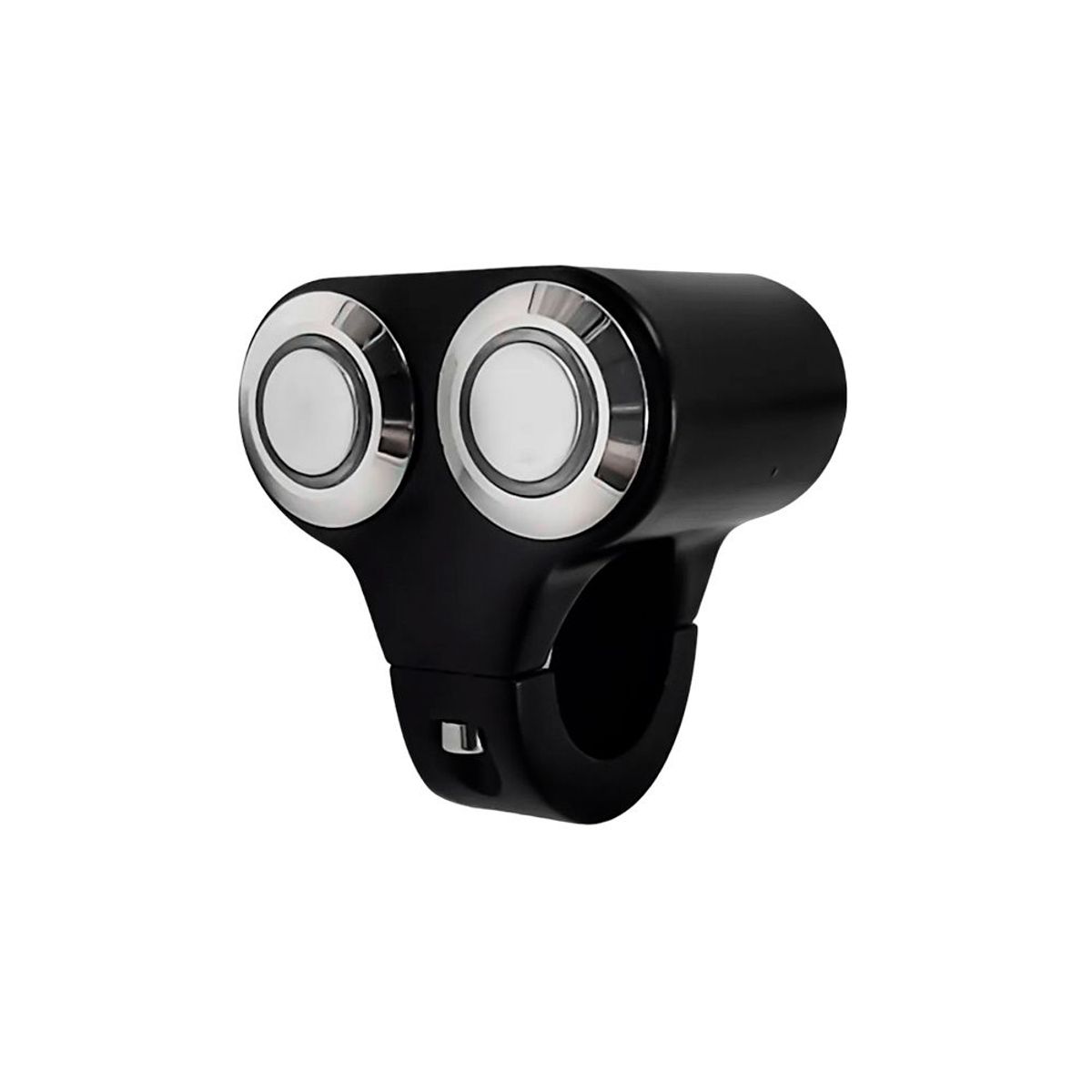 GENERICO - Interruptor Switch Aluminio 2 Botones para Moto