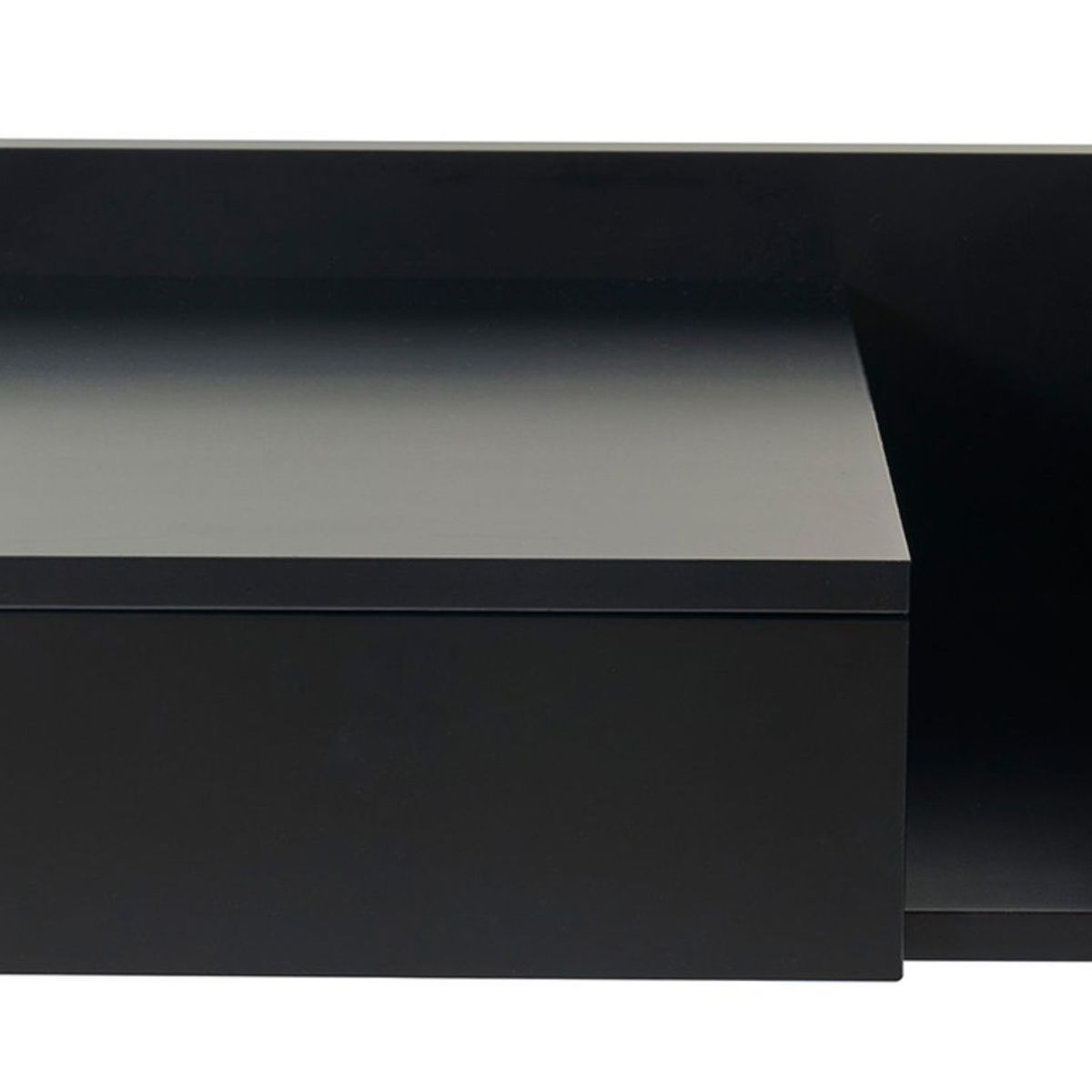 TU MESITA - Velador Flotante 1 cajon Ancora color Negro TU MESITA