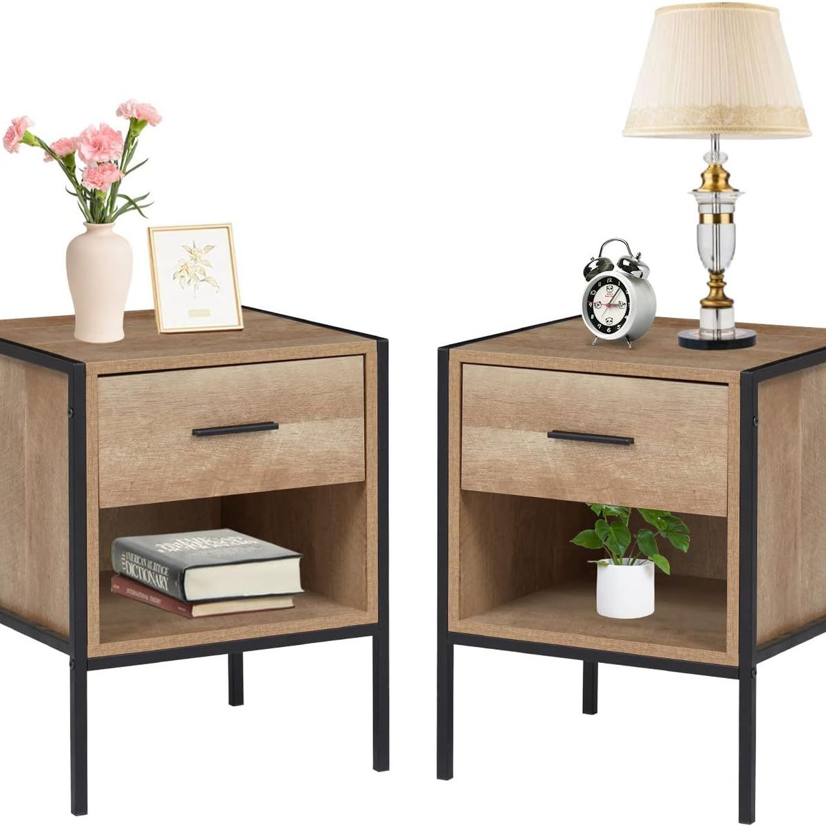 TU MESITA - Velador Mesa de Noche Sachi 1 cajón TU MESITA