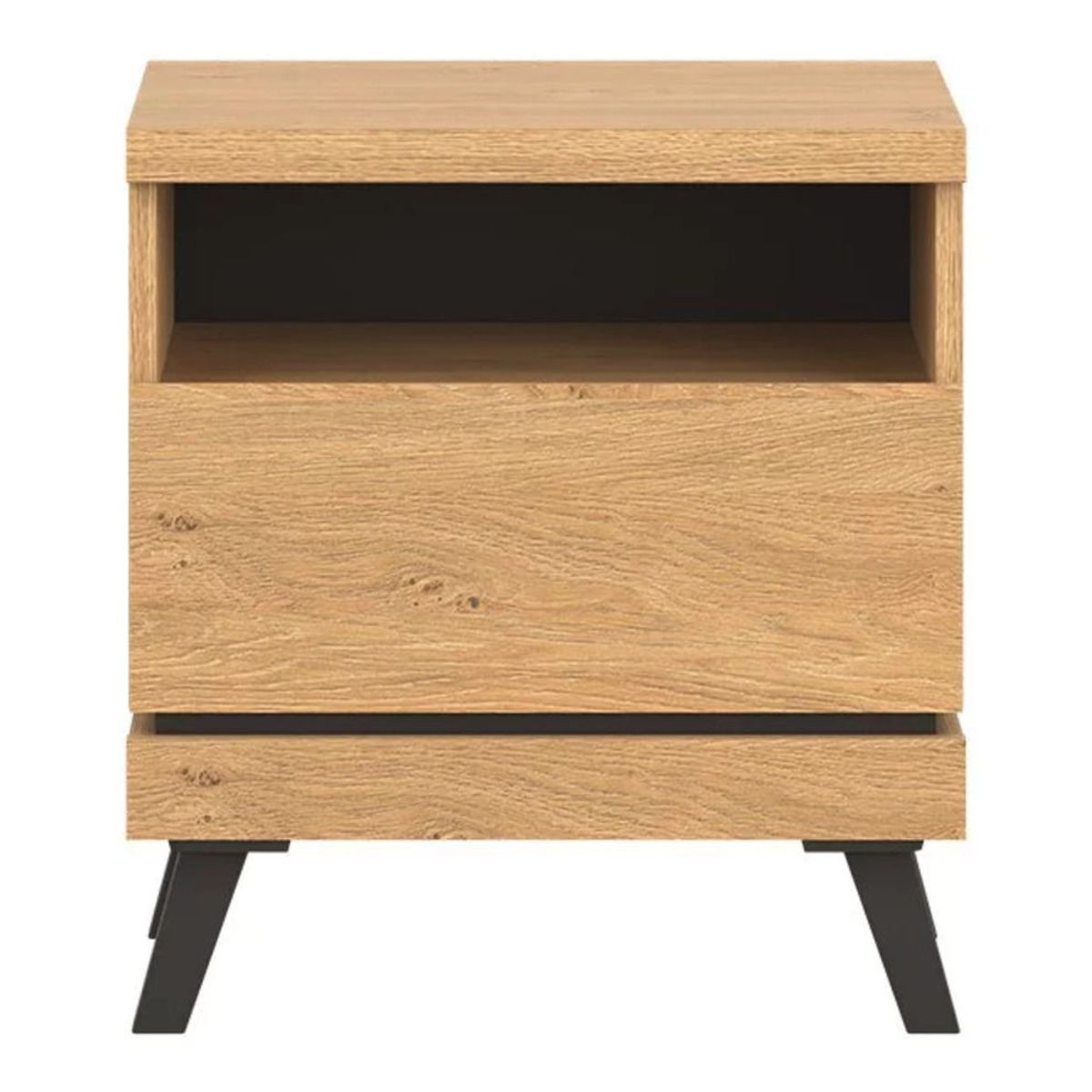 TU MESITA - Velador Mesa de Noche Penton 1 cajón TU MESITA color Duna