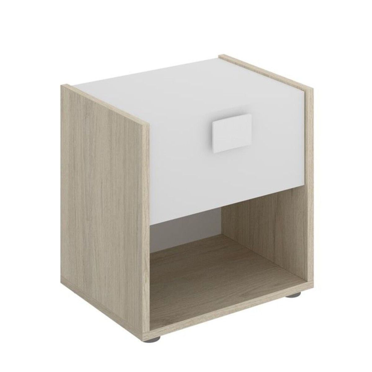 TU MESITA - Velador Mesa de Noche Pimpinela 1 cajón TU MESITA