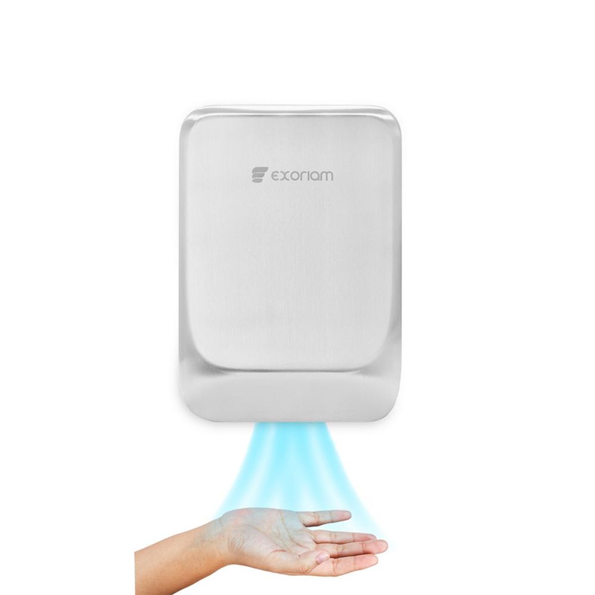 EXORIAM - Secador de Manos con Sensor Automatico 840w Alto Transito Inoxidable