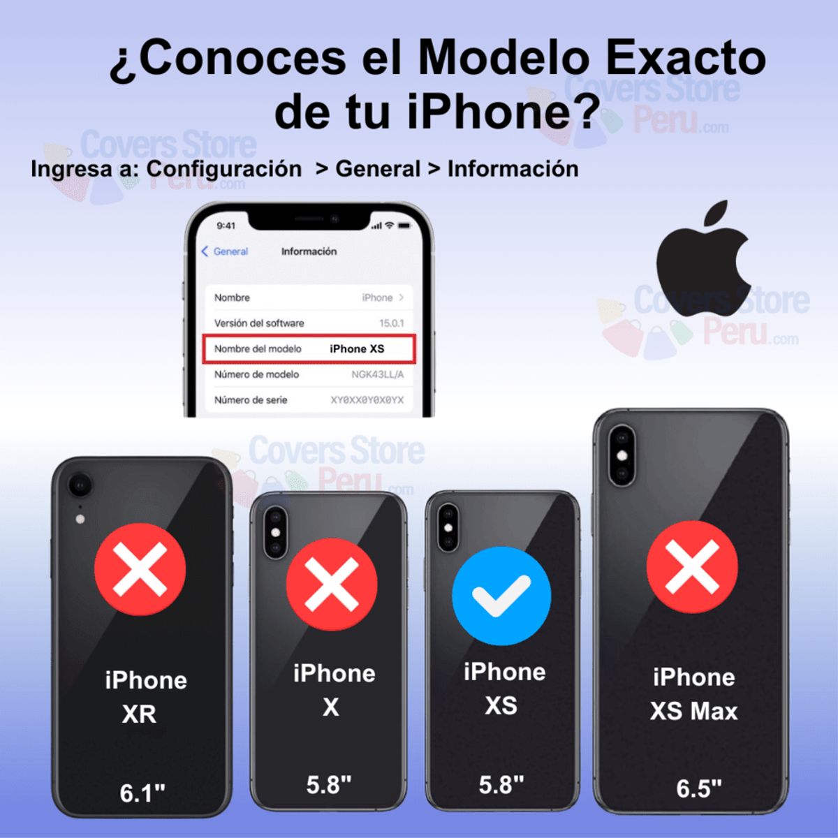 GENERICO - Funda Case for iPhone XS Space Magsafe Transparente Antishock