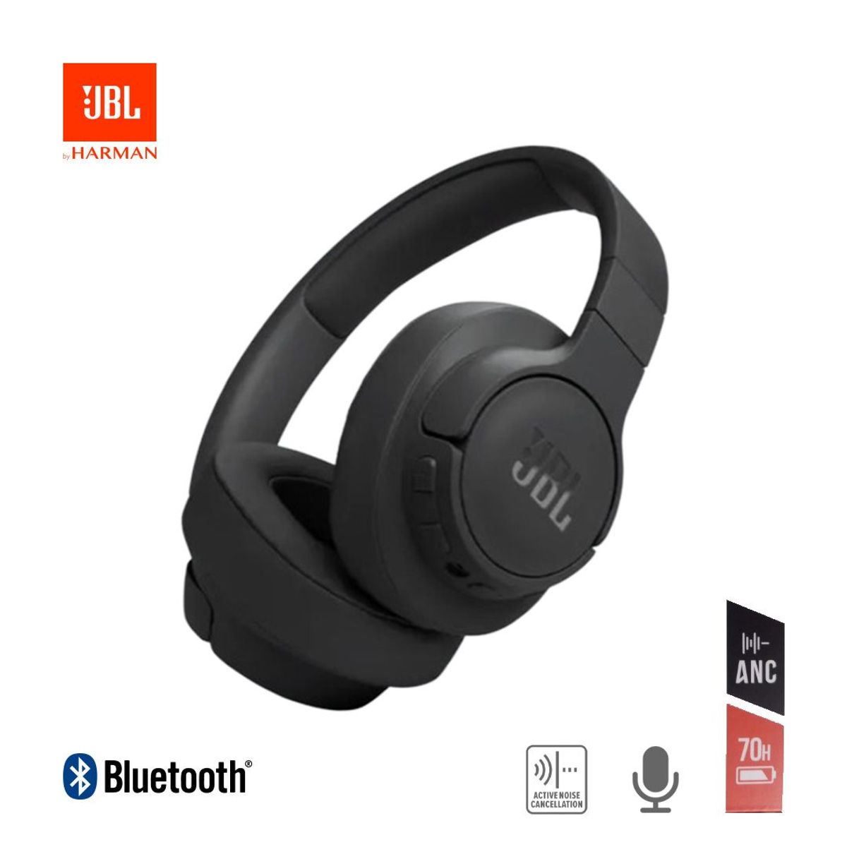 JBL - Audifonos Jbl Tune 770NC Bluetooth On-ear Canc de Ruido 70hrs Negro