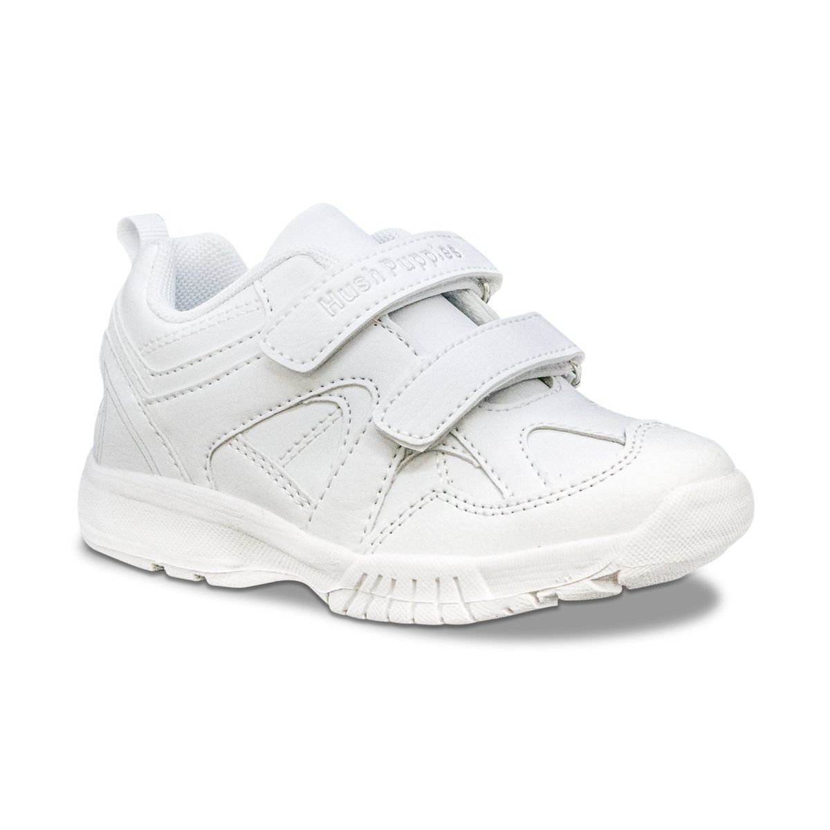 HUSH PUPPIES - Zapatilla Hush Puppies Kids Race 2 Velcros Blanco (Talla 26-29) HUSH PUPPIES