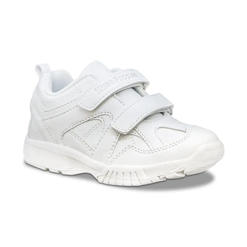 HUSH PUPPIES - Zapatilla Hush Puppies Kids Race 2 Velcros Blanco (Talla 26-29) HUSH PUPPIES