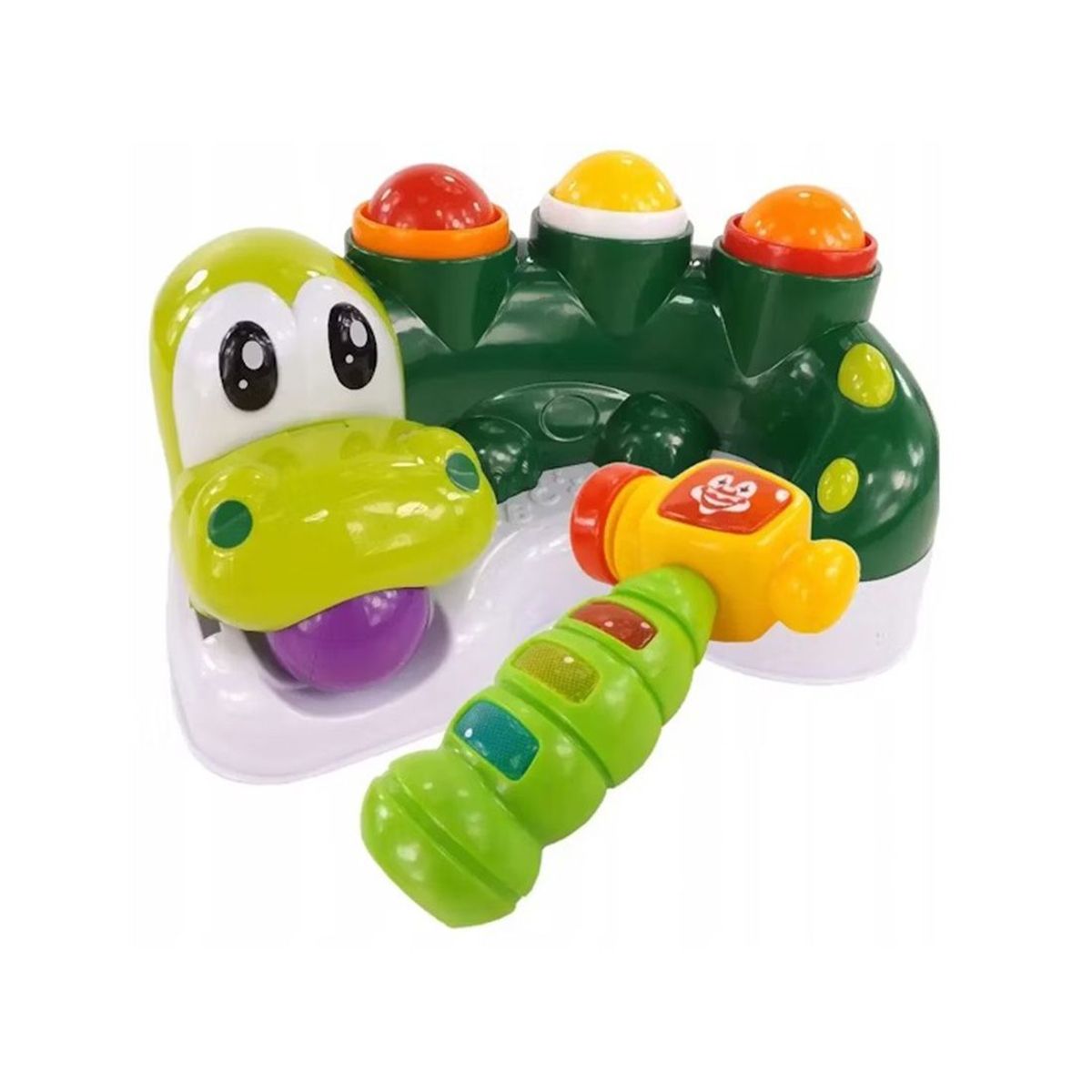 GENERICO - Juego de encaje - Martillo musical - Cocodrilo
